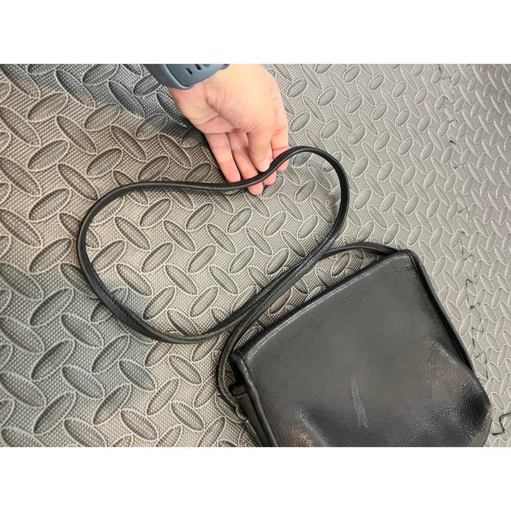 Coach Crossbody Bag Womens OS Black Vintage Leather Turnlock Made in USA - Picture 12 of 12